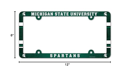 Michigan State University License Plate Frame - Full Color