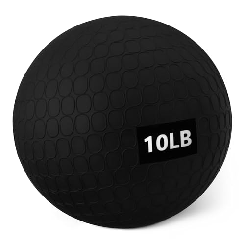 Amazon Basics 10lb Slam Medicine Ball for Exercise, Core & Power Training