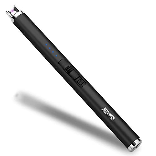 USB Rechargeable Arc Lighter - Windproof Flameless - Black