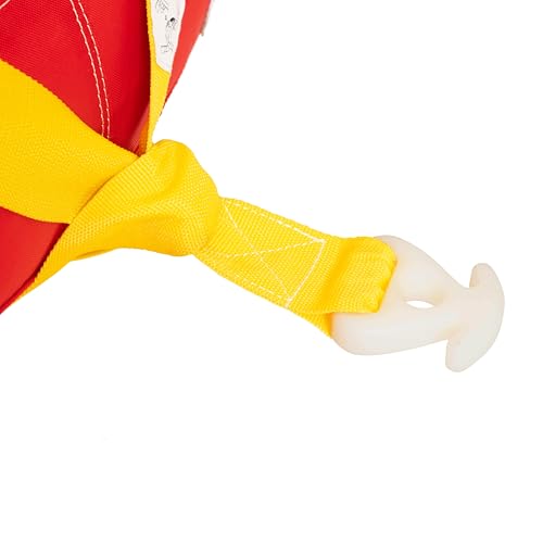 2 Rider Inflatable Towable Tube - Heavy Duty Nylon, EVA Pads, Dual Tow Points