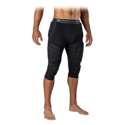McDavid Men's Football 7-Pad Compression Tights Black Large Protection