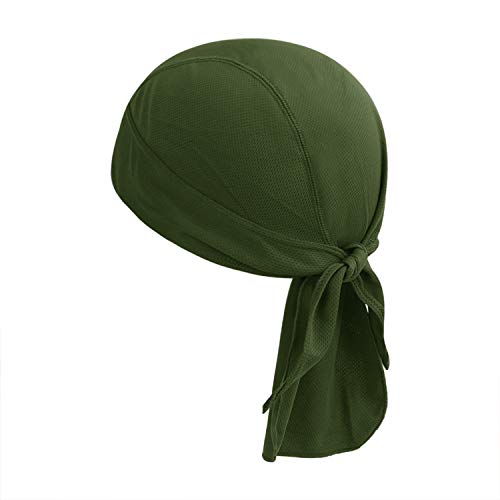 Quick-Dry Cycling Bandana Sun Protection Beanie - Army Green