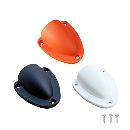 Marine Wire Cable Vent Cover - 1 Piece Black, Large 2.6" x 2.9" x 0.9"