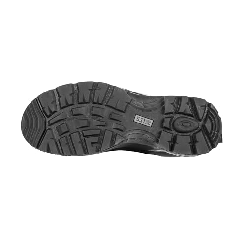 Men's Tactical Waterproof Patrol Boots - 8-Inch Side Zip - Black