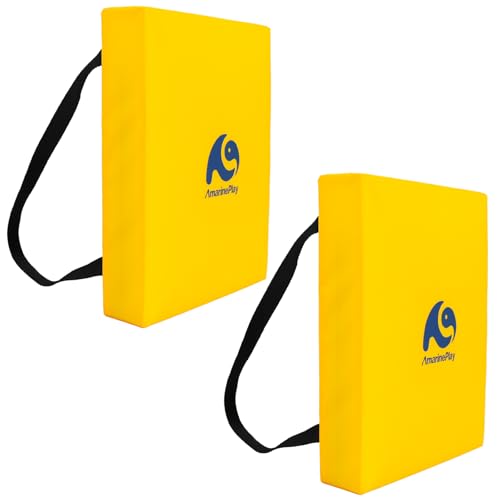 AmarinePlay Yellow 2-Pack Boat Throwable Flotation Device Emergency Cushion USCG Approved