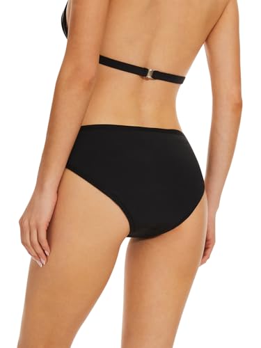 Leovqn Small Dark Black Period Swimwear Women Leakproof Waterproof Bikini Bottom UPF 50+