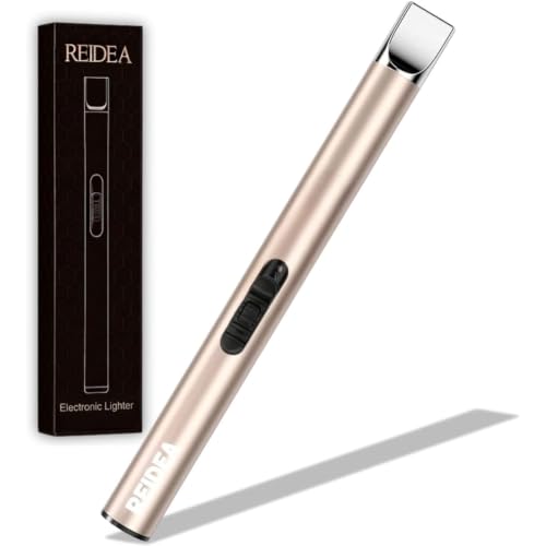 Flameless USB Rechargeable Candle Lighter - Champagne Gold
