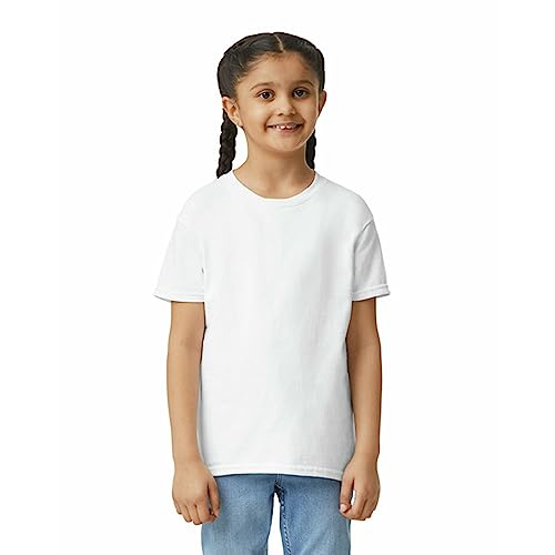 Youth Ultra Cotton T-Shirt 2-Pack - White, Large