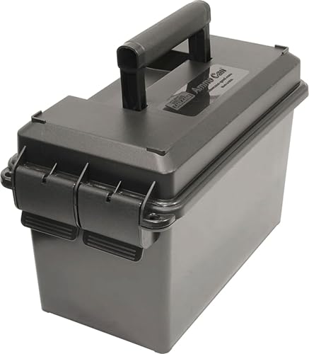 50-Caliber Ammo Can - Heavy-Duty O-Ring Seal, Black