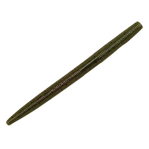 Soft Plastic Stick Worm - Berkley PowerBait MaxScent - Green Pumpkin/Watermelon, 5.25" (8 Count)
