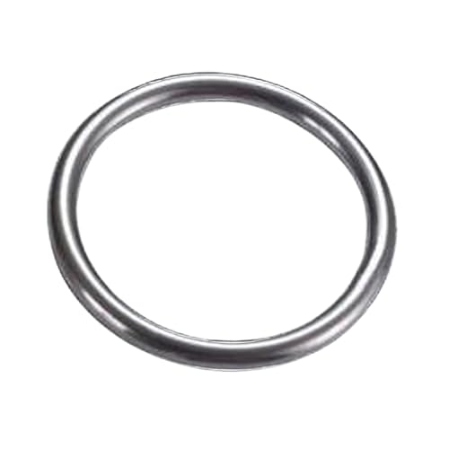 Marine Grade 316 Stainless Steel Round Ring - 3/8" x 3 1/8" (10mm x 80mm)
