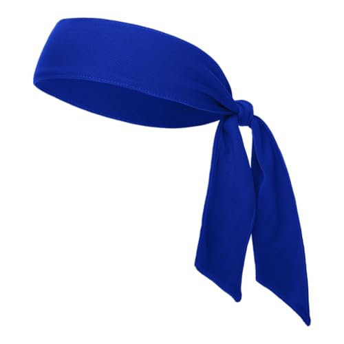 Adjustable Royal Blue Headband for Sports & Workouts
