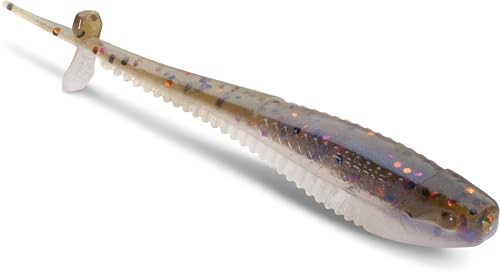 Soft Plastic Minnow Bait - Natural Profile for Drop Shot, 4.5" Goby