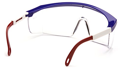 Safety Eyewear with 3.0 Ir Filter Lens - Black Frame & Red/White/Blue Frame Options