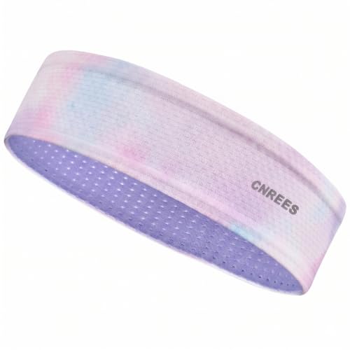 Kids Sports Headbands - Quick Dry Elastic Sweat Bands - Pink
