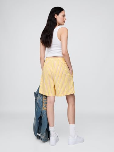Women's NBA Soft Poplin Lounge Shorts - Large / Lakers Country Yellow