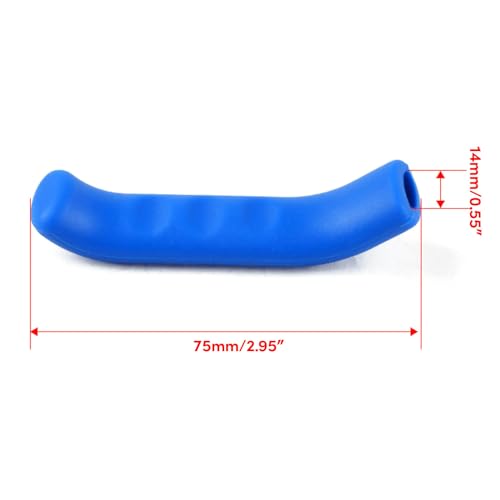 Anti-Slip Silicone Bike Brake Lever Cover - Soft Handle Sleeve - Style A