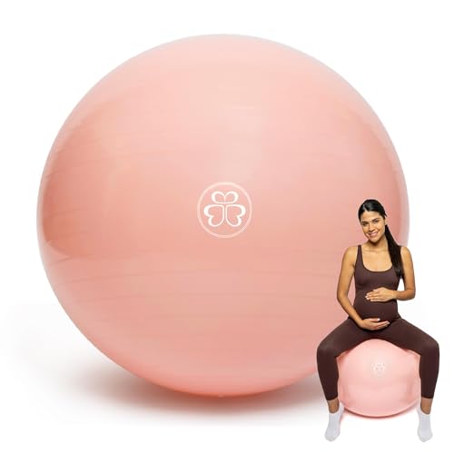 Baby Bump Birthing Ball for Pregnancy & Labor - Anti-Burst, Non-Slip Exercise Ball
