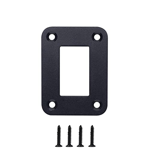 1 Gang Rocker Toggle Switch Panel - Aluminum Housing for Vehicles