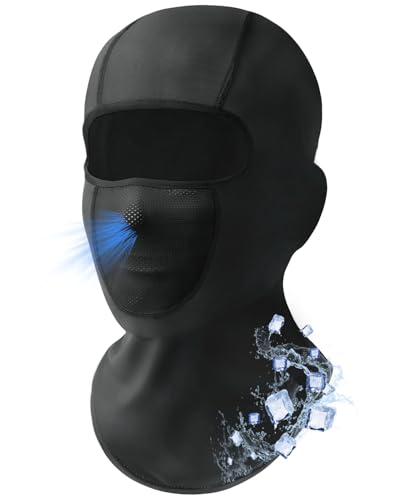 Cooling Breathable Balaclava Face Mask - Black