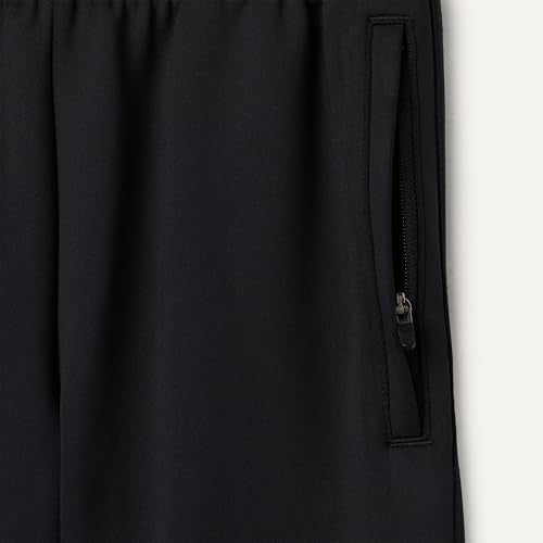 Amazon Essentials Boys' Athletic Performance Stretch Knit Jogger Track Pants - Large Black
