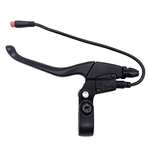 WIROJ Waterproof Electric Bike Brake Lever & 20cm 2PIN Connector Grips (E-Bike Cut-Off) - 2 Pack