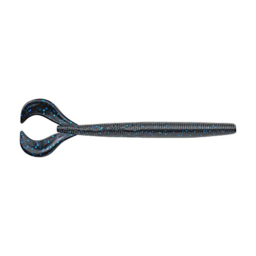 Speed Boss Fishing Soft Bait - 5 3/4" Black Blue Fleck