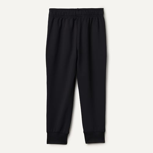 Amazon Essentials Boys' Athletic Performance Stretch Knit Jogger Track Pants - Large Black