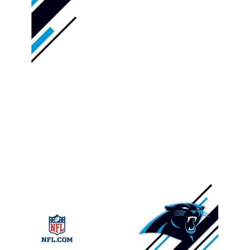 Carolina Panthers Note Pad - 100 Sheets with Team Logo