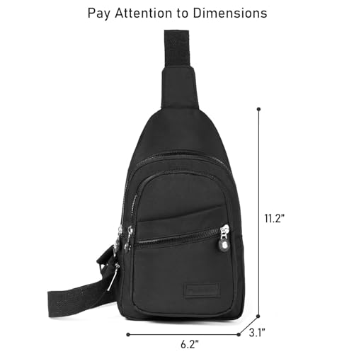 Small Sling Backpack for Women - Water-Resistant Crossbody Bag