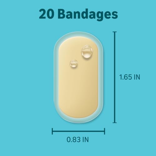 Hydrocolloid Gel Bandages - 20 Count for Minor Wounds