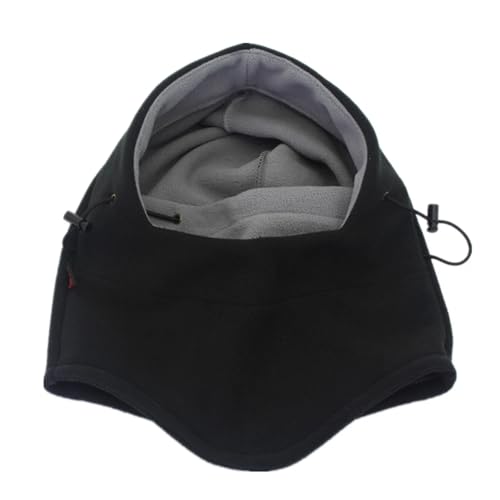 Balaclava Ski Mask - Winter Thermal Face Mask Neck Gaiter - Black