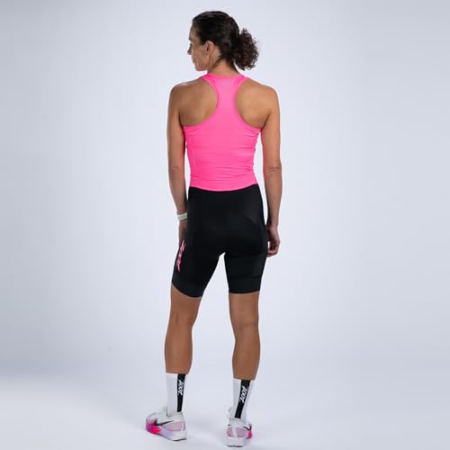 Women's Quick-Dry Sleeveless Triathlon Racesuit with Chamois
