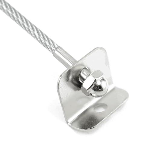 7-Inch Steel Furniture Cable - Secure Heavy Furniture to Wall - 1 Count