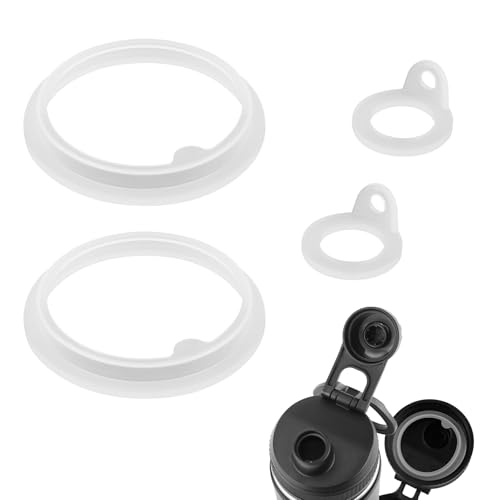 Silicone Gasket Replacement Sealing O-Ring for Takeya Actives Bottle - 4 Pack