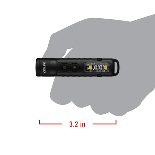 Coast KL30R 500 Lumen Rechargeable LED Pocket Flashlight with UV Light
