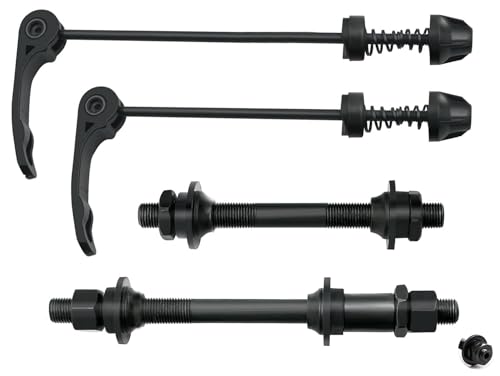 Quick Release Bicycle Hub Axle Set for Road & Mountain Bikes
