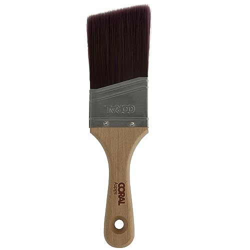Coral 31723 Aspire 2 Inch Paint Brush - Professional Firm Angled Cut for Walls - Flat Stubby Short Profile - Ultra-Smooth Finish - Ideal for Emulsion or Gloss - FSC Wood Handle - House Painting