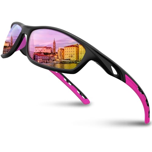 Polarized Sports Sunglasses UV400 for Outdoor Activities