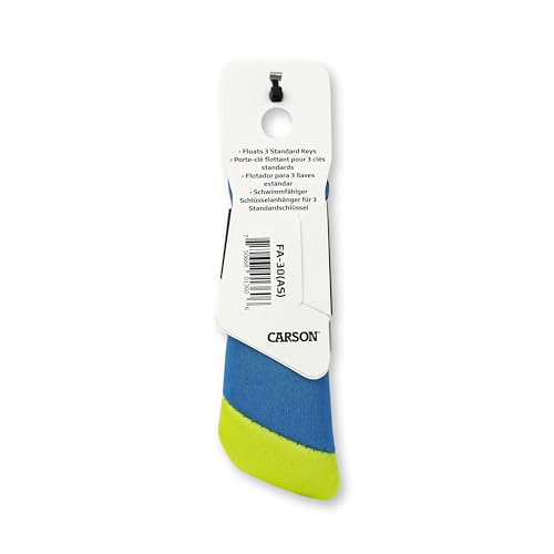 High Visibility Floating Keychain - Green/Blue Neoprene
