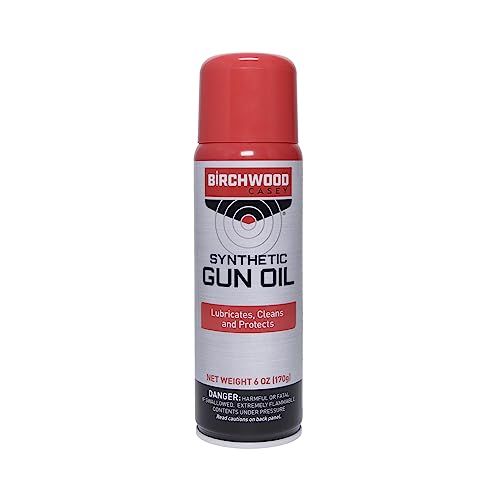 Synthetic Gun Oil - 6 Ounce Aerosol Lubricant for Guns