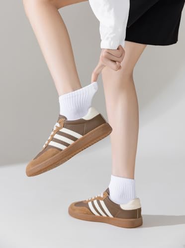 Ankle Socks for Women - Thin Cotton Athletic Mini Crew - 5 Pairs, White