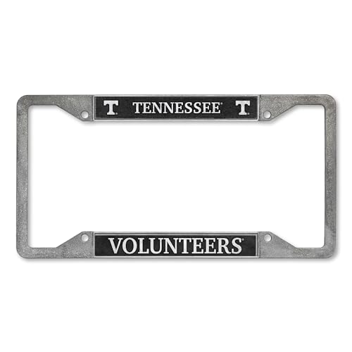 Tennessee Volunteers Pewter License Plate Frame 12" x 6"