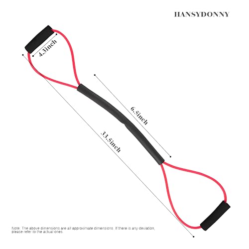 HANSYDONNY Boxing Resistance Bands Red 20LB for Speed & Power Training
