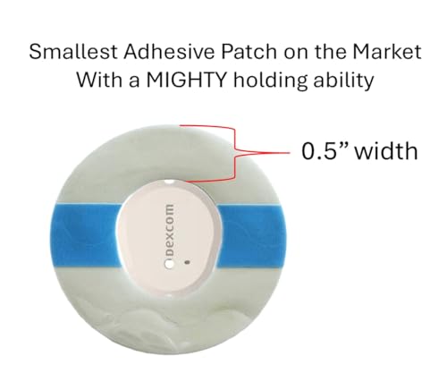 30 Pack Mini Overpatches for Dexcom G7 & Stelo - Waterproof, Breathable