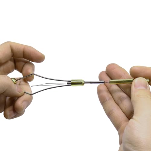 Fly Tying Tool - Wire Threader with Bobbin Holder & Knot Finisher