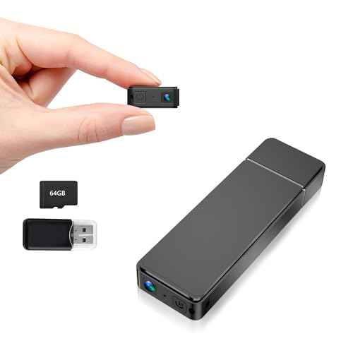 1080P Nanny Cam for Home with 64GB Indoor Camera Motion Detection Night Vision Cameras for Home Security