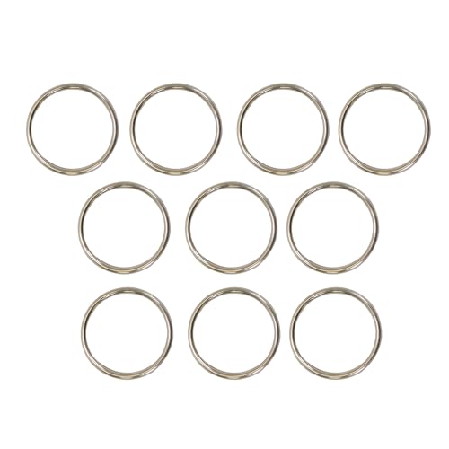 32.3mm Stainless Steel Split Rings for BCD Attachment - 10-Pack