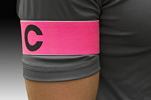 Captain Arm Band - Pink, 2-Inch Wide with Velcro Closure