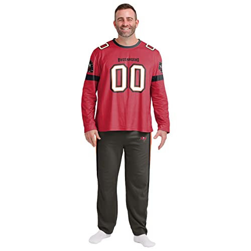 Tampa Bay Buccaneers NFL Jersey Pajama Set - XX-Large